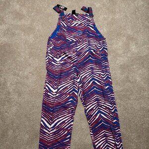 Buffalo Bills Zubaz Overalls- Size Large